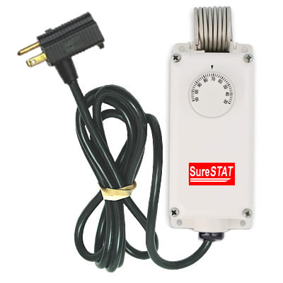 SureStat TS116 Plug In Portable Thermostat Control for Heaters & Fans