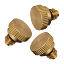 Brass Misting Nozzle Plugs (3 pack) 