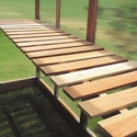 Redwood Benches for 6 Wide Sunshine Greenhouses sunshine, greenhouse, bench, garden, house, kit, wood, hobby, redwood, rainer, hood, mt, 2595310, 2595320, 2595300